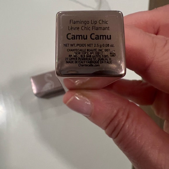 Chantecaille's Flamingo Lip Chic Lipstick Camu Camu - Picture 2 of 5